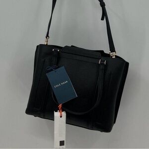 Coke Haan NWT black everyday small tote/crossbody $228 retail.